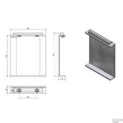 Badkamerspiegel Sapho Korin 60x70x12 Cm Incl. Planchet En LED Verlichting / Stopcontact -Duravit Verkoop ko397 badkamerspiegel sapho korin 60x70x12 cm incl. planchet en led verlichting stopcontact 9