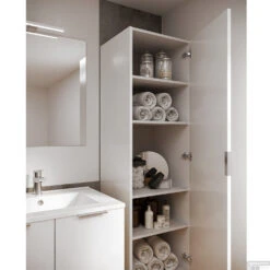 Kolomkast Allibert Euro Pack 40x156x35 Cm Wit (Flat Pack) 6 Kolomkast Allibert Euro Pack 40x156x35 Cm Wit (Flat Pack) -Duravit Verkoop kolomkast allibert euro pack 40x156x35 cm wit flat pack sfeer