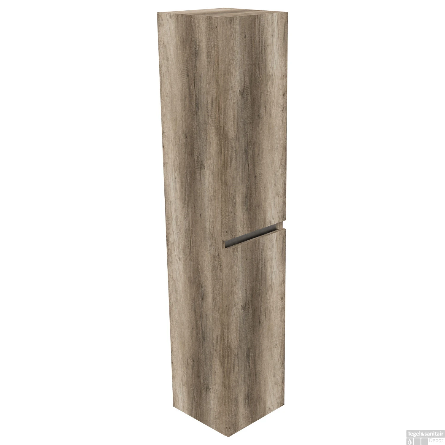 Kolomkast Arcqua Luna Badmeubel 170 Cm Greeploos MDF Canyon Oak 2 Kolomkast Arcqua Luna Badmeubel 170 Cm Greeploos MDF Canyon Oak - Afbeelding 2