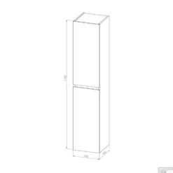 Kolomkast Arcqua Luna Badmeubel 170 Cm Greeploos MDF Hoogglans Wit 5 Kolomkast Arcqua Luna Badmeubel 170 Cm Greeploos MDF Hoogglans Wit -Duravit Verkoop kolomkast arcqua luna badmeubel 170 cm greeploos mdf hoogglans witt tech