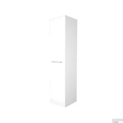 Kolomkast BWS Salt 35x35x150cm 1 Deur Met Greep (Kleurkeuze) Ice White