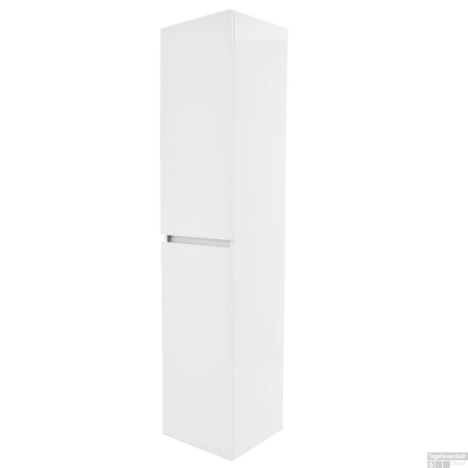 Kolomkast Boss & Wessing Paris 2 Deuren 160x35x35 Cm Wit