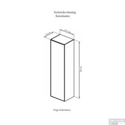 Kolomkast Sanicare Q4/Q15 1 Soft-Closing Deur 160x33,5x32 Cm Belluno -Duravit Verkoop kolomkast sanicare q15 1 soft closing deur 160x33 5x32 cm tech 1 1 1 1 1