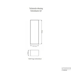 Kolomkast Sanicare Q5 1 Soft-Close Deur 90 Cm Antraciet 5 Kolomkast Sanicare Q5 1 Soft-Close Deur 90 Cm Antraciet -Duravit Verkoop kolomkast sanicare q5 1 soft close deur 90 cm tech 1