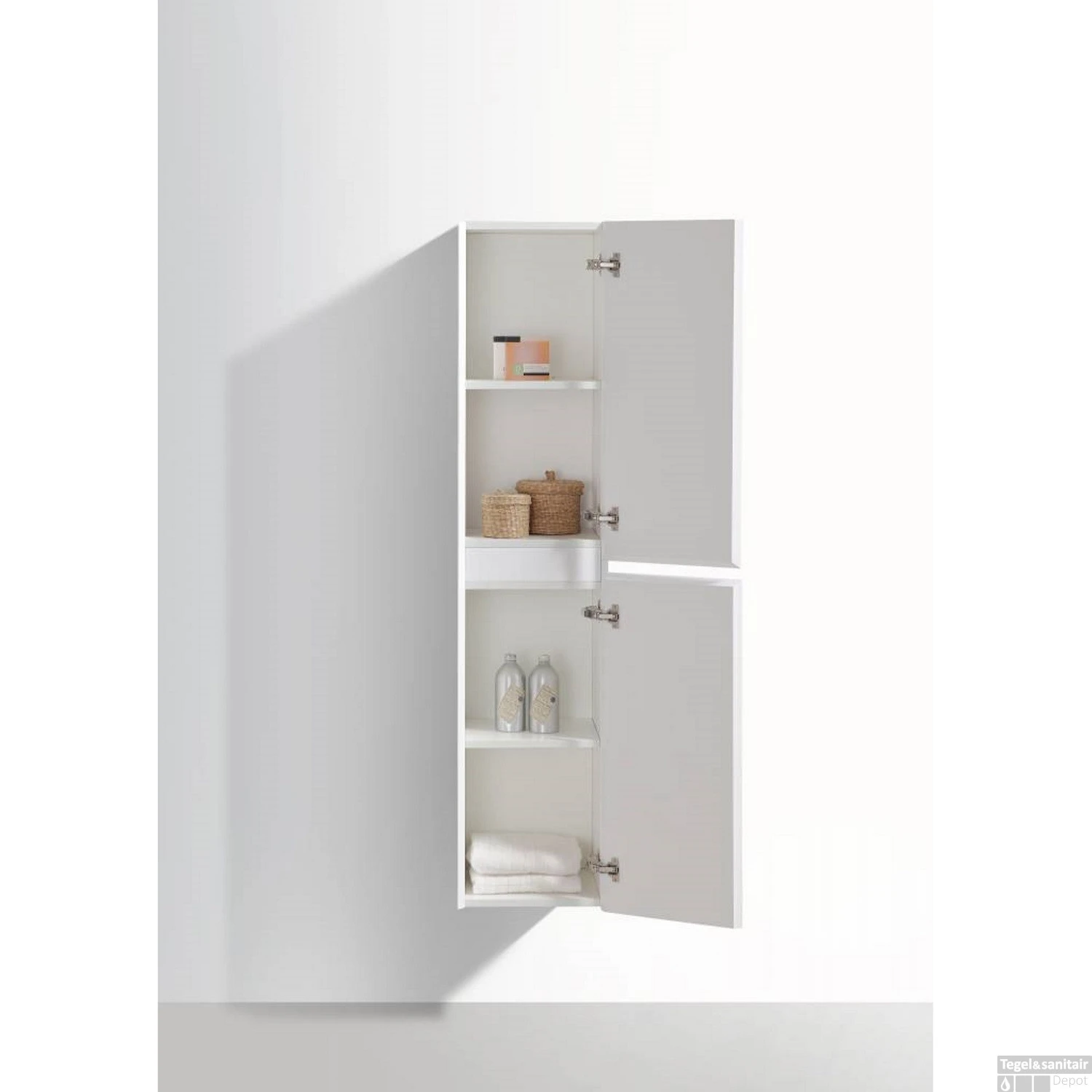 Kolomkast Sanilux Infinity 160x35x35 Cm Hoogglans Wit 3 Kolomkast Sanilux Infinity 160x35x35 Cm Hoogglans Wit - Afbeelding 3