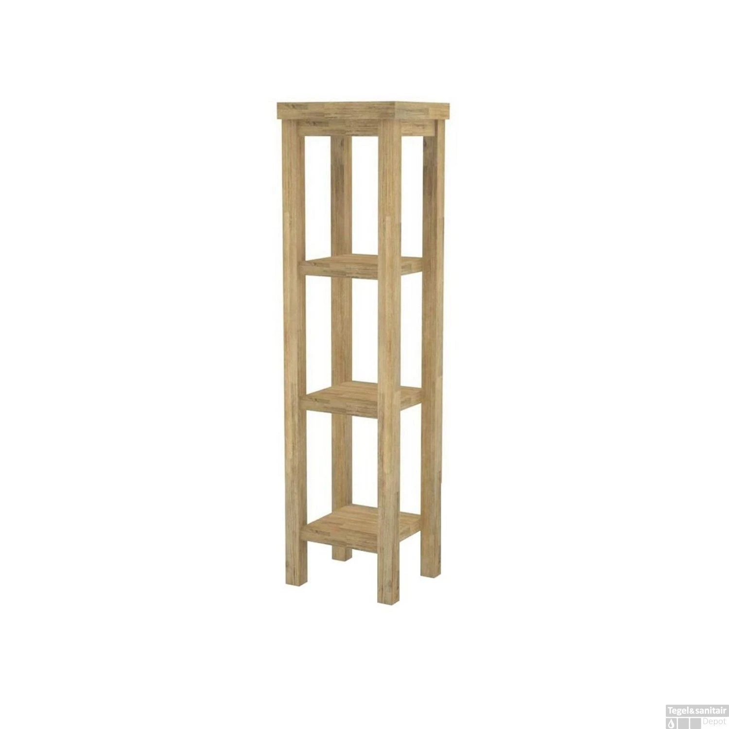 Kolomkast Staand Allibert Prisca 40 Cm Acacia 1 Kolomkast Staand Allibert Prisca 40 Cm Acacia