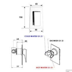 Douchekraan Inbouw Sapho Morada Mengkraan Afbouwdeel 1-weg Chroom (incl. Inbouwdeel) 5 Douchekraan Inbouw Sapho Morada Mengkraan Afbouwdeel 1-weg Chroom (incl. Inbouwdeel) -Duravit Verkoop mr41 douchekraan inbouw sapho morada mengkraan afbouwdeel 1 weg chroom incl. inbouwdeel 2 1