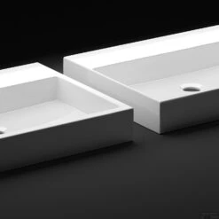 Clou New Wash Me Wastafel 50x42x8cm Met 3 Voorbewerkte Kraangaten Glanzend Wit Keramiek -Duravit Verkoop new wash me 6mm edge