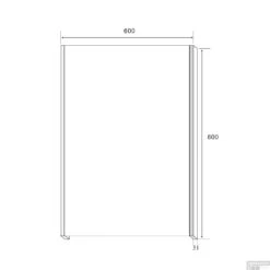 Badkamerspiegel Sapho Tolosa 60x80 Cm LED Chroom -Duravit Verkoop nl635 badkamerspiegel sapho tolosa 60x80 cm led chroom 4