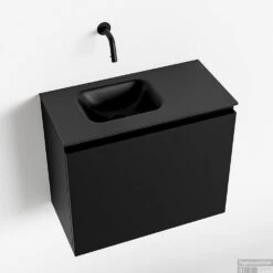 MONDIAZ OLAN 60cm Toiletmeubel Urban. LEX Wastafel Urban Links Geen Kraangat