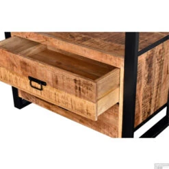 Onderkast Boss & Wessing Mango Wood 60x45x80 Cm Met Mat Zwart Metaal -Duravit Verkoop onderkast bws mango wood 60x45x80 cm detail3