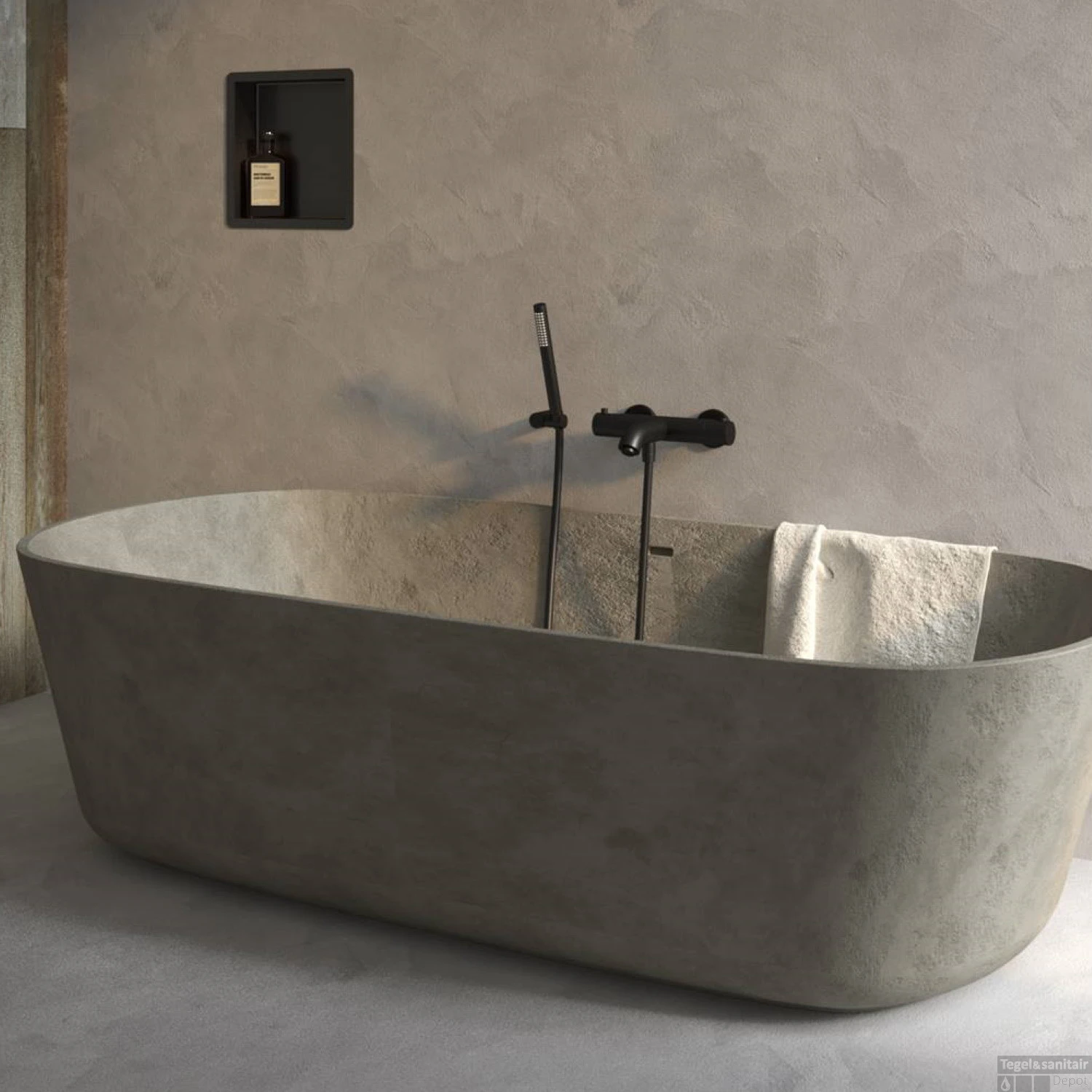 Opbouw Bad- En Douchekraan Brauer Black Thermostatisch Mat Zwart 2 Opbouw Bad- En Douchekraan Brauer Black Thermostatisch Mat Zwart - Afbeelding 2