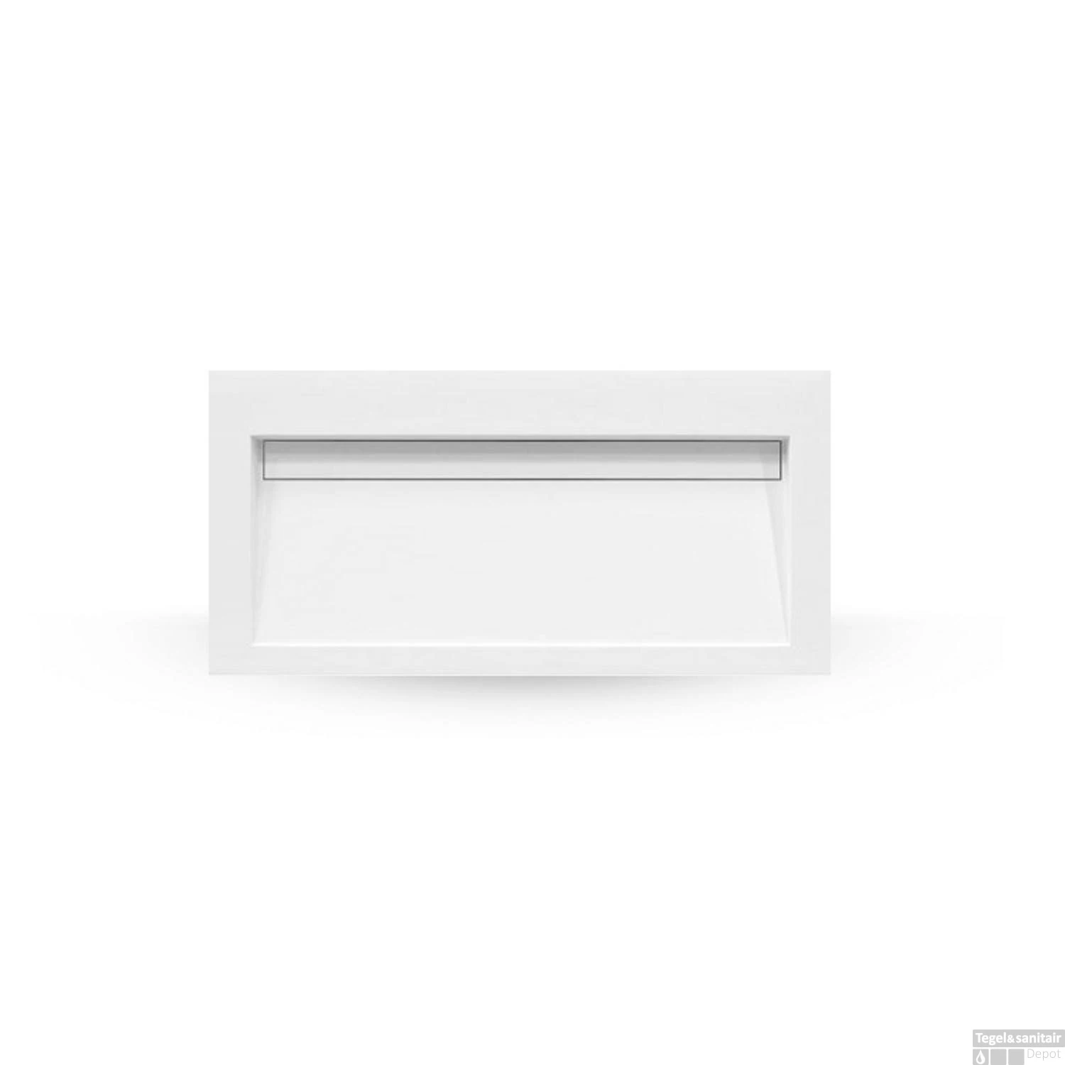 Opbouw Wastafel EH Design Stretto 1205x455x80 Mm Solid Surface Mat Wit 3 Opbouw Wastafel EH Design Stretto 1205x455x80 Mm Solid Surface Mat Wit - Afbeelding 3