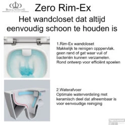 Grohe Rapid SL Toiletset Set15 B&W Zero Rim-ex Met Grohe Arena Of Skate Drukplaat -Duravit Verkoop pot 15 boss wessing zero rim ex 3 6