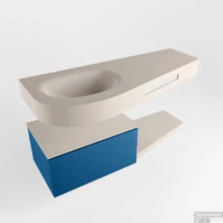 MONDIAZ RIVA 120cm Badmeubel Onderkast / Planchet Kleur Jeans Met 1 Lade. Wastafel DULCET Links 1 Kraangat Kleur Linen. 10 MONDIAZ RIVA 120cm Badmeubel Onderkast / Planchet Kleur Jeans Met 1 Lade. Wastafel DULCET Links 1 Kraangat Kleur Linen. -Duravit Verkoop riva onderkast jeans planchet dulcet linen google 1 0008