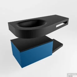 MONDIAZ RIVA 100cm Badmeubel Onderkast / Planchet Kleur Jeans Met 1 Lade. Wastafel DULCET Links 0 Kraangaten Kleur Urban. 10 MONDIAZ RIVA 100cm Badmeubel Onderkast / Planchet Kleur Jeans Met 1 Lade. Wastafel DULCET Links 0 Kraangaten Kleur Urban. -Duravit Verkoop riva onderkast jeans planchet dulcet urban google 1 0002