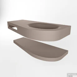 MONDIAZ RIVA 100cm Wastafel Met Planchet Kleur Smoke. Wastafel DULCET Rechts 1 Kraangaten Kleur Smoke. 10 MONDIAZ RIVA 100cm Wastafel Met Planchet Kleur Smoke. Wastafel DULCET Rechts 1 Kraangaten Kleur Smoke. -Duravit Verkoop riva planchet smoke dulcet smoke google 1 0005