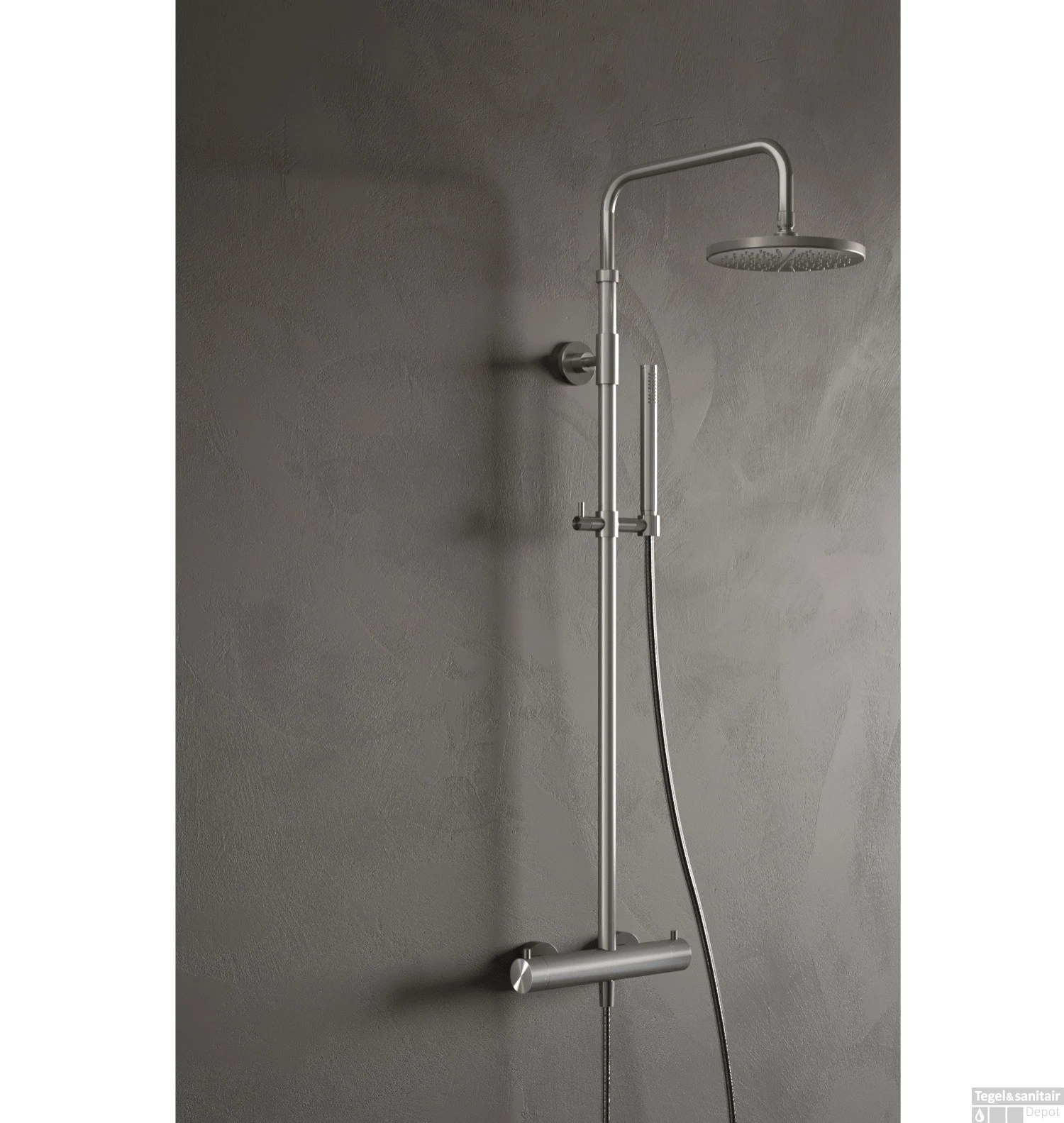 Complete Regendouche Hotbath Archie Opbouwset Met Thermostaat - Afbeelding 4