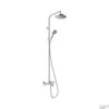 Showerpipe HansGrohe Vernis Blend EcoSmart Met Badthermostaat Chroom