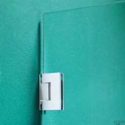 Badwand Sealskin 'I AM' 85x160 Cm Chroom/Zilver 1 Deel Helder Antikalk Glas -Duravit Verkoop sk010855335100 badwand get wet by sealskin i am 85x160 cm chroom zilver 1 deel helder antikalk glas 3