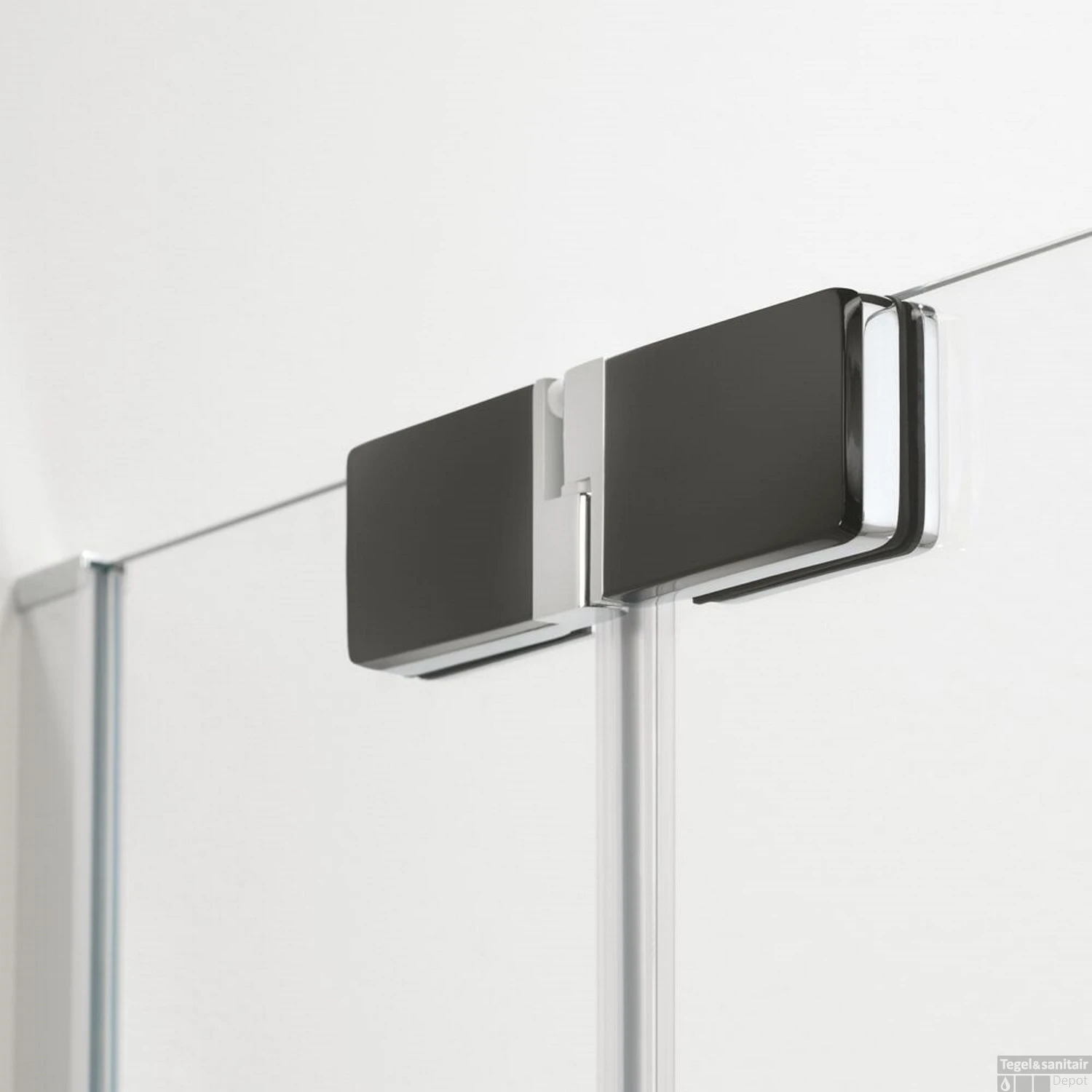 Badwand Sealskin Custom 100x140 Cm Zilver Hoogglans Helder Glas Links 6 Badwand Sealskin Custom 100x140 Cm Zilver Hoogglans Helder Glas Links - Afbeelding 6