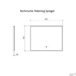 Badkamermeubelset Industrieel BWS Frame Staand 90 Mat Zwart Aluminium (exclusief Wastafel/waskom) -Duravit Verkoop spi002362 lm 190225 3