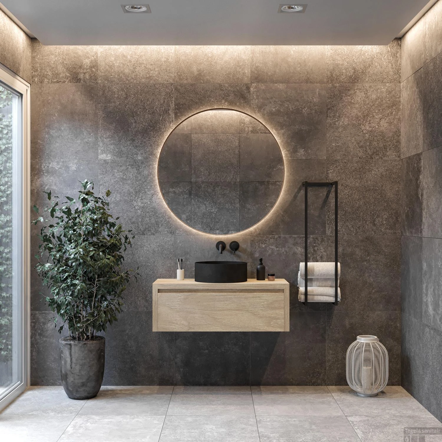 Spiegel Boss & Wessing Star Rond Met LED 90 Cm Koper Rose 3 Spiegel Boss & Wessing Star Rond Met LED 90 Cm Koper Rose - Afbeelding 3