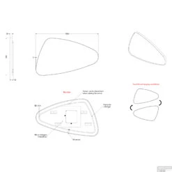 Spiegel Organisch INK SP23 100x60 Cm Met Verlichting En Spiegelverwarming Links Geborsteld RVS -Duravit Verkoop spiegel organisch ink sp23 100x60 cm met verlichting en spiegelverwarming links geborsteld rvs tech