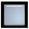 Spiegel Sanicare Q-Mirrors 60x70 Cm Vierkant Met Aan De Bovenkant & Onderzijde LED Cold White, Omlijsting Chroom Incl. Ophangmateriaal Zonder Schakelaar