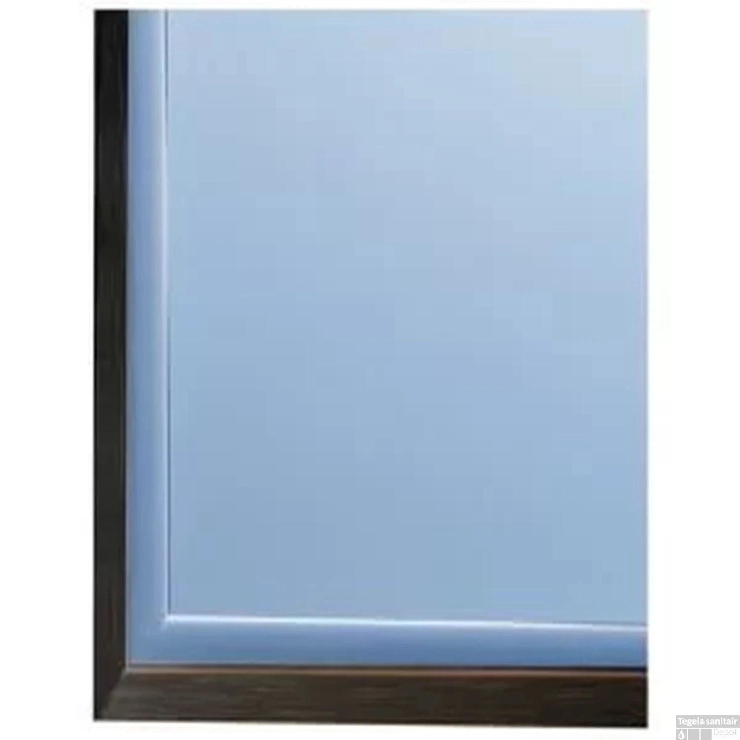 Spiegel Sanicare Q-Mirrors 65x70 Cm Vierkant Met Aan De Bovenkant LED Cold White, Omlijsting Chroom Incl. Ophangmateriaal - Afbeelding 2