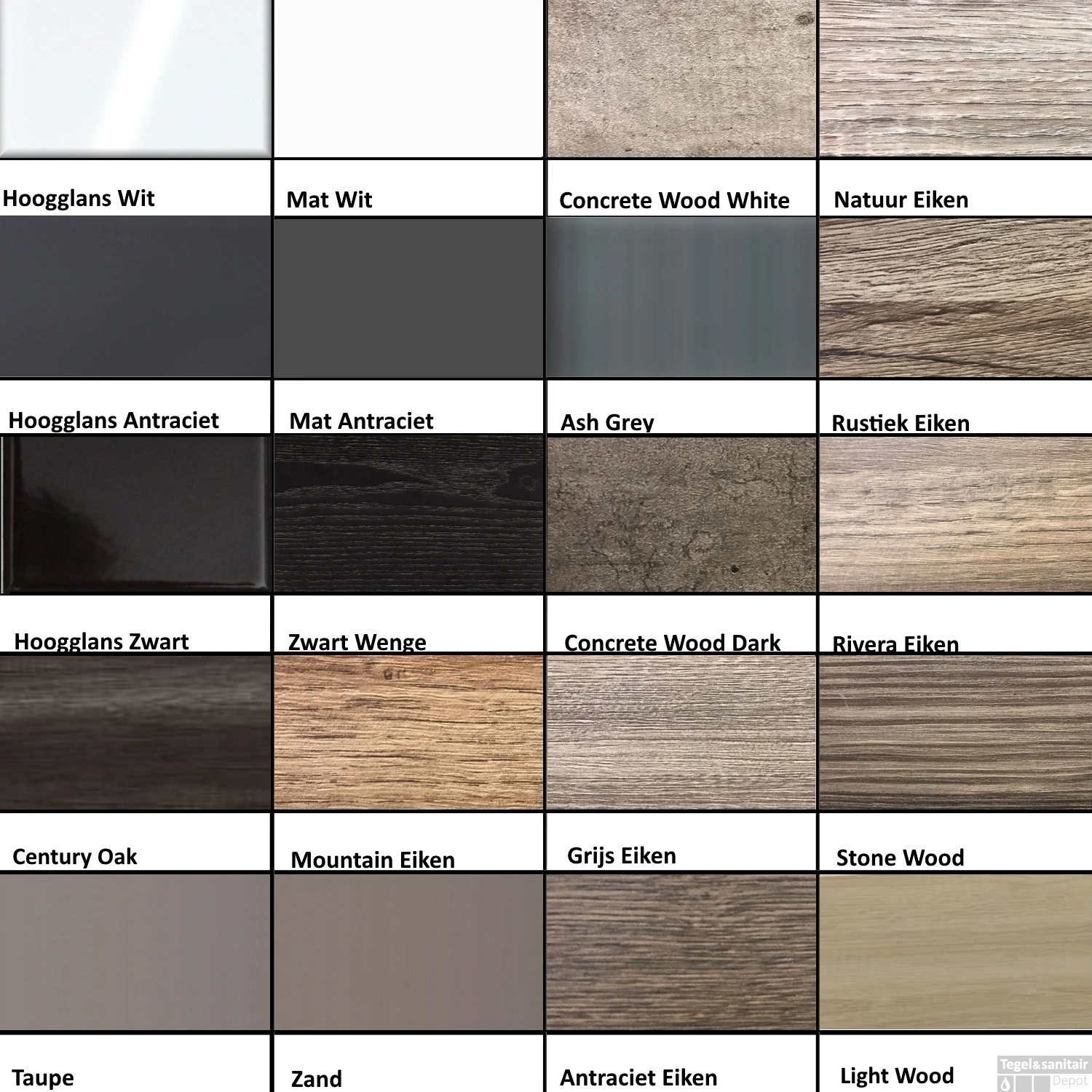 Badkamermeubelset Sanilux Trendline 100x47x50 Cm 1 Kraangat Ash Grey - Afbeelding 2