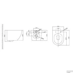 TECE Profil Toiletset Set65 Mudo Mat Zwart Met TECE Drukplaat -Duravit Verkoop tece profil toiletset set65 mudo mat zwart met tece drukplaat tech