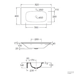 Wastafel Salenzi Nur 82x46 Cm Keramiek Mat Wit 1 Kraangat (incl. Bijpassende Afvoerplug) 5 Wastafel Salenzi Nur 82x46 Cm Keramiek Mat Wit 1 Kraangat (incl. Bijpassende Afvoerplug) -Duravit Verkoop tech82 1
