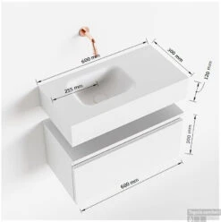 MONDIAZ ANDOR 60cm Toiletmeubel Cale. LEX 60cm Wastafel Urban Links 1 Kraangat 9 MONDIAZ ANDOR 60cm Toiletmeubel Cale. LEX 60cm Wastafel Urban Links 1 Kraangat -Duravit Verkoop tekening andor 60cm links 3182512628633 1