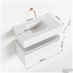 MONDIAZ ANDOR 60cm Toiletmeubel Smoke. LEX 60cm Wastafel Urban Midden 1 Kraangat 9 MONDIAZ ANDOR 60cm Toiletmeubel Smoke. LEX 60cm Wastafel Urban Midden 1 Kraangat -Duravit Verkoop tekening andor 60cm midden 3182512628658