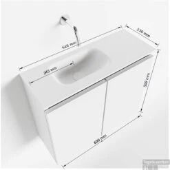 MONDIAZ TURE 60cm Toiletmeubel Ocher. EDEN Wastafel Urban Links 1 Kraangat 9 MONDIAZ TURE 60cm Toiletmeubel Ocher. EDEN Wastafel Urban Links 1 Kraangat -Duravit Verkoop tekening ture 60 cm links 3182512613590