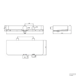 Thermostatische Douchekraan Schutte Ocean Met Planchet Chroom Antraciet -Duravit Verkoop thermostatische douchemengkraan schutte ocean met planchet chroom antraciet tech