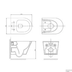 Grohe Rapid SL Toiletset Set18 Wiesbaden Vesta Junior Rimless 47 Cm Met Grohe Arena Of Skate Drukplaat -Duravit Verkoop toiletpot wiesbaden vesta junior rimless 32.3451 tech