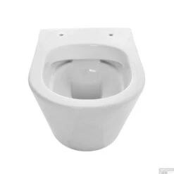 Geberit UP320 Toiletset Compleet | Inbouwreservoir | Wandcloset Wiesbaden Vesta Randloos 52cm | Set24 Met Drukplaat -Duravit Verkoop toiletpot wiesbaden vesta rimless 52cm 32.3450 1 19