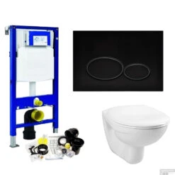 Geberit UP320 Toiletset Compleet | Inbouwreservoir | Wandcloset Basic Smart Wit | Met Drukplaat | SET01 15 Geberit UP320 Toiletset Compleet | Inbouwreservoir | Wandcloset Basic Smart Wit | Met Drukplaat | SET01 -Duravit Verkoop toiletsets geberit up320 set01 milo shop
