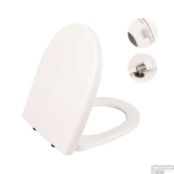 Grohe Rapid SL Toiletset Set14 B&W Zero Diepspoel Met Grohe Arena Of Skate Drukplaat -Duravit Verkoop toiletzitting boss en wessing zero 0271792 3