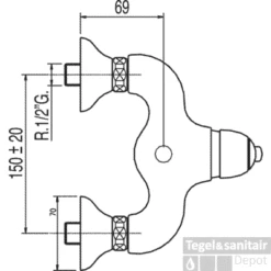Tres Monoclasic 1900 Douchemengkraan 14216702
