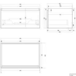 Badkamermeubelset Boss & Wessing Anubis 70cm 1 Lade Sonama Brown Eiken Met Wastafel (Naar Keuze) -Duravit Verkoop tt 70cm 30