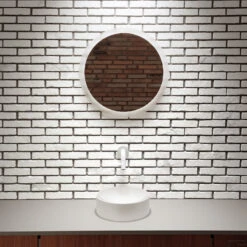 Clou Look At Me Spiegel 2700K LED-Verlichting IP44 Met Satijnrand 40cm 11 Clou Look At Me Spiegel 2700K LED-Verlichting IP44 Met Satijnrand 40cm -Duravit Verkoop vale 22cm round white bricks 01c 2