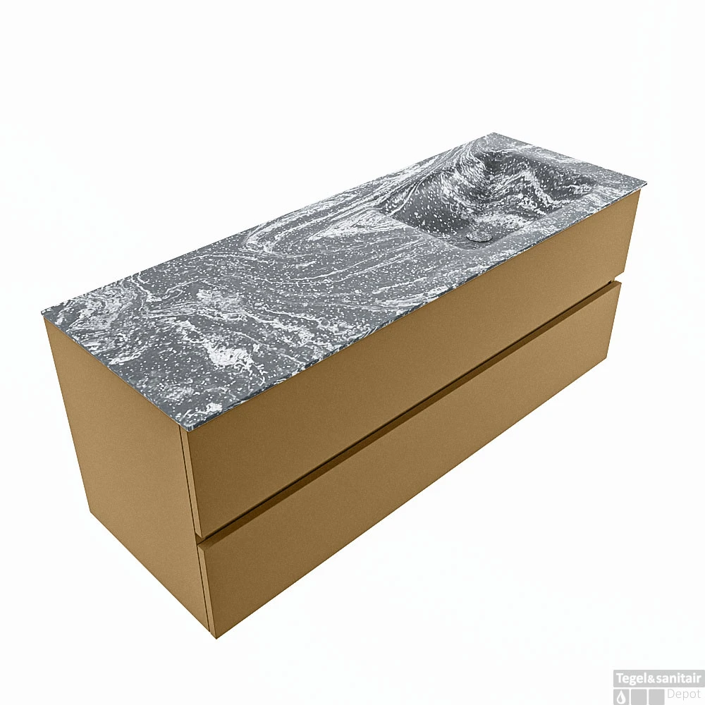 MONDIAZ VICA-DLUX 130cm Badmeubel Onderkast Oro 2 Lades. Inbouw Wastafel CLOUD Rechts Zonder Kraangat, Kleur Lava, En Spiegel Model SPOT 1 MONDIAZ VICA-DLUX 130cm Badmeubel Onderkast Oro 2 Lades. Inbouw Wastafel CLOUD Rechts Zonder Kraangat, Kleur Lava, En Spiegel Model SPOT