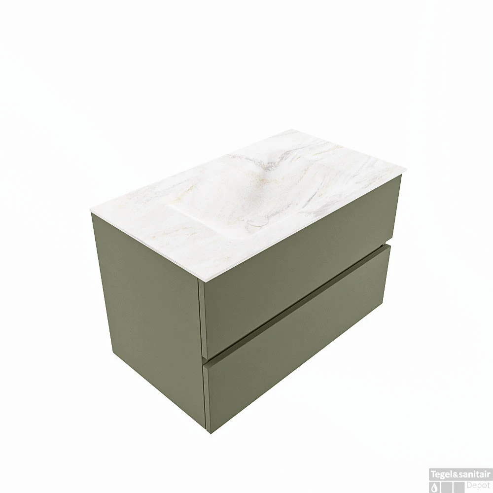 MONDIAZ VICA-DLUX 80cm Badmeubel Onderkast Army 2 Lades. Inbouw Wastafel CLOUD Midden 1 Kraangat, Kleur Ostra, En Spiegel Model SPOT 1 MONDIAZ VICA-DLUX 80cm Badmeubel Onderkast Army 2 Lades. Inbouw Wastafel CLOUD Midden 1 Kraangat, Kleur Ostra, En Spiegel Model SPOT