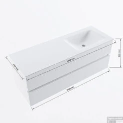 MONDIAZ VICA-DLUX 130cm Badmeubel Onderkast Oro 2 Lades. Inbouw Wastafel CLOUD Rechts Zonder Kraangat, Kleur Lava, En Spiegel Model SPOT 15 MONDIAZ VICA-DLUX 130cm Badmeubel Onderkast Oro 2 Lades. Inbouw Wastafel CLOUD Rechts Zonder Kraangat, Kleur Lava, En Spiegel Model SPOT -Duravit Verkoop vicadluxe130cmrightmaattekening 8151264475260 3