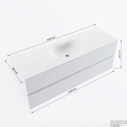 MONDIAZ VICA 140cm Badmeubel Onderkast Greey 2 Lades. Wastafel Moon Midden Zonder Kraangat, Kleur Talc Met Spiegel LED. 15 MONDIAZ VICA 140cm Badmeubel Onderkast Greey 2 Lades. Wastafel Moon Midden Zonder Kraangat, Kleur Talc Met Spiegel LED. -Duravit Verkoop vicamoon140midden2maattekening 12526264452287 1