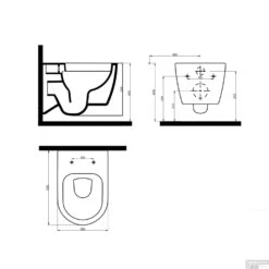 Geberit UP320 Toiletset Set13 Idevit Alfa Matzwart Randloos Met Matzwarte Drukplaat 14 Geberit UP320 Toiletset Set13 Idevit Alfa Matzwart Randloos Met Matzwarte Drukplaat -Duravit Verkoop wandcloset alfa 3104 2616 145 tech 22