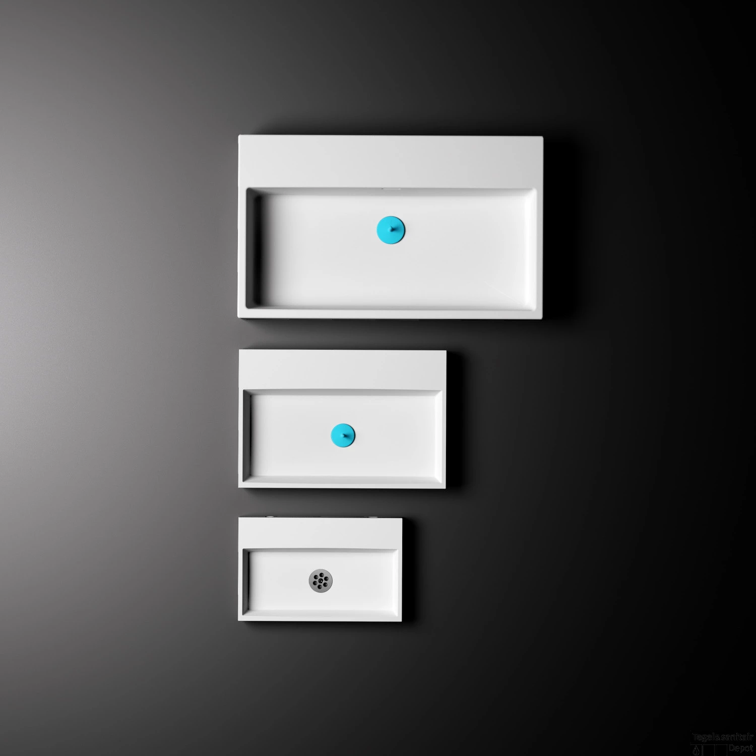 Wastafel Clou Wash Me 90x42x8 Cm Keramiek Wit 4 Wastafel Clou Wash Me 90x42x8 Cm Keramiek Wit - Afbeelding 4